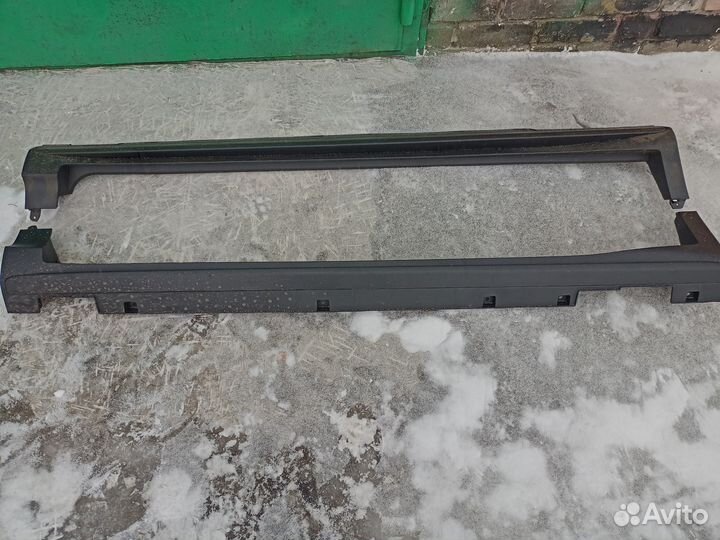 Пластиковые накладки на пороги (Джилли кулрей)