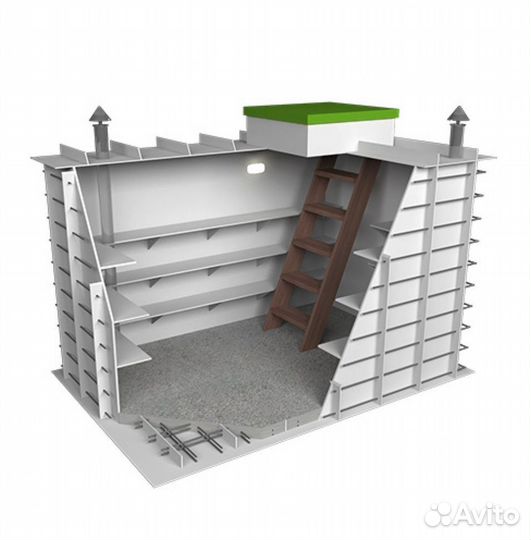 Погреб пластиковый