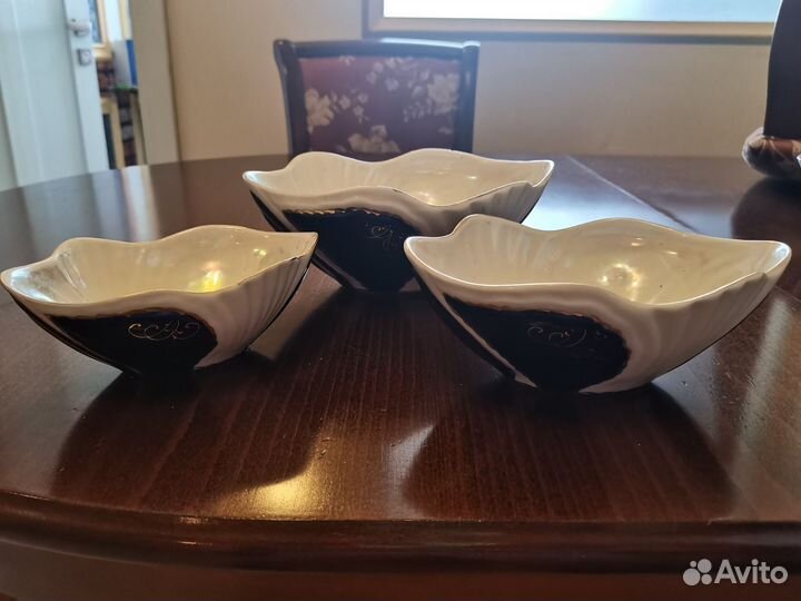 Набор салатников, кобальт