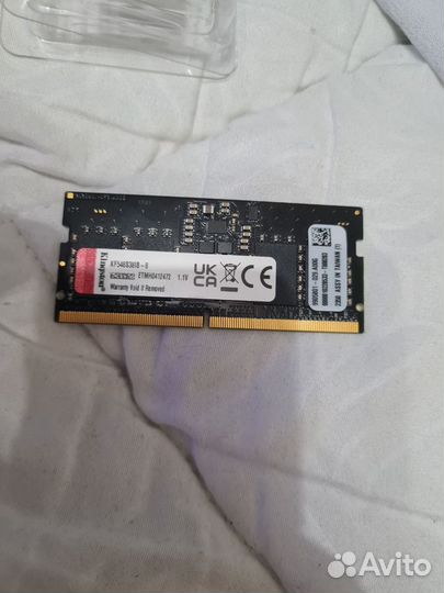 Оперативная память DDR5 sodimm 8 гб kingston
