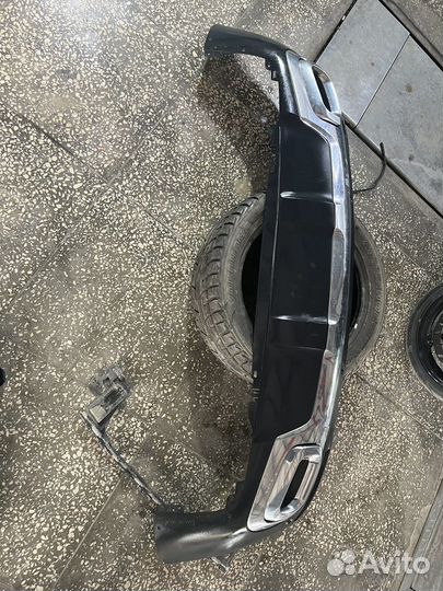 Задний дифузор на gle 167