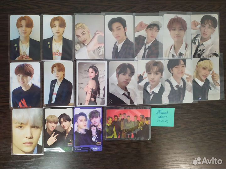Карты stray kids bts ateez twice