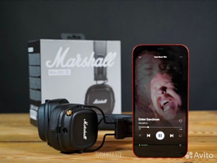 Наушники marshall major 4 Гарантия, Новые