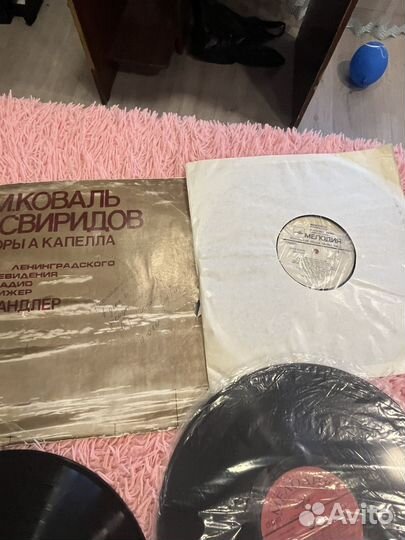 Виниловые пластинки СССР