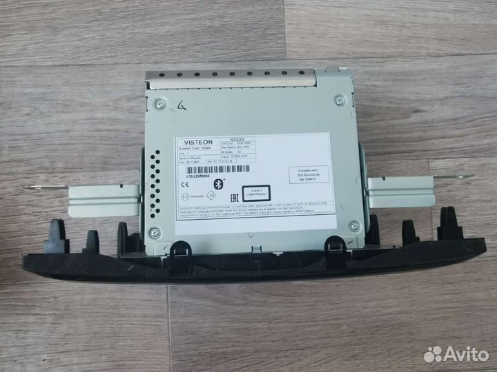 Штатная магнитола на Nissan qashqai j11