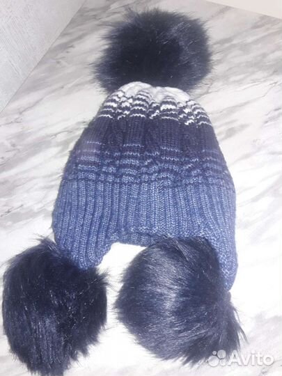 Комплект шапка и снуд для девочки