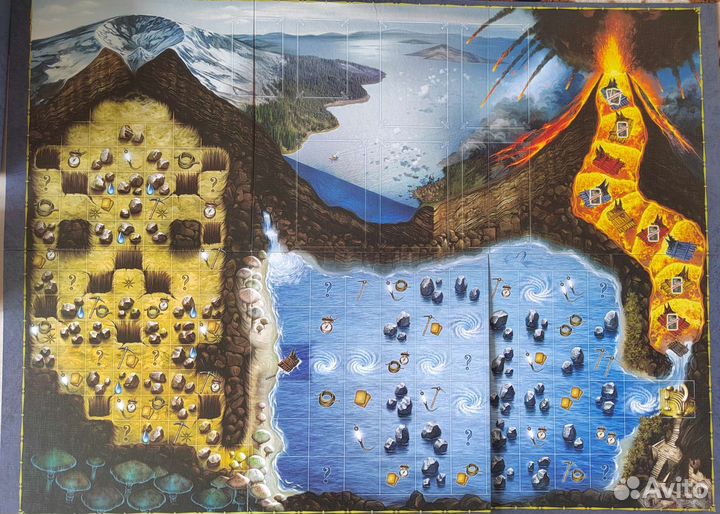 Настольная игра. Путешествие к центру Земли