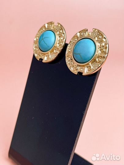 Винтажные клипсы Chico's 70 гг США К9 Д