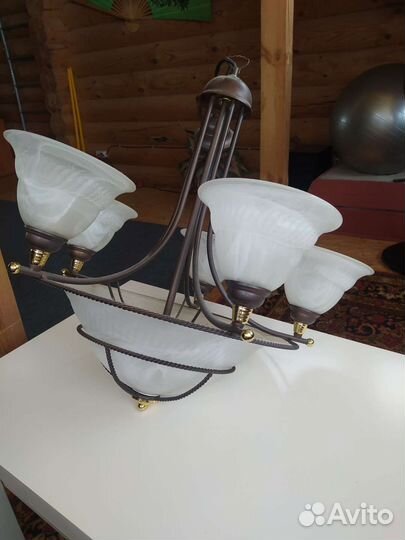 Люстра потолочная италия бу