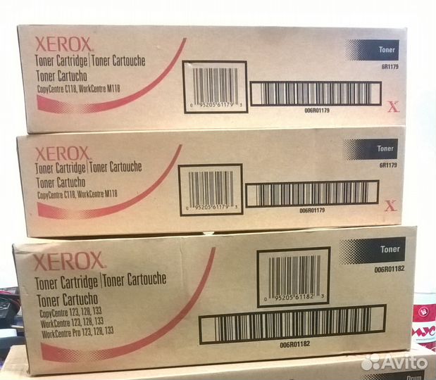 Оригинальные картриджи Xerox