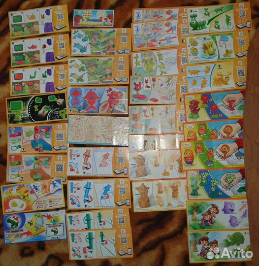 Киндер сюрприз вкладыши разные