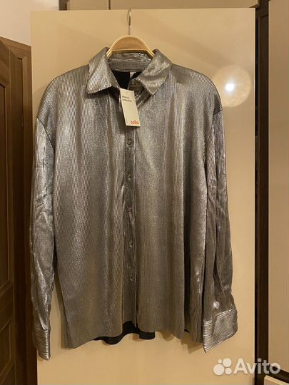 Рубашка серебро Zolla