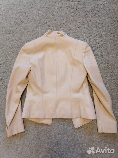 Кожаный пиджак MaxMara