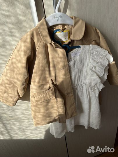 Треч и платье зара 86 размер