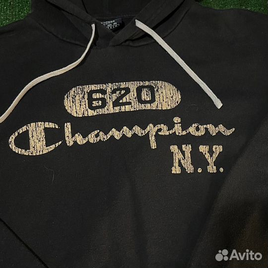 Большое лого худи Champion оригинал