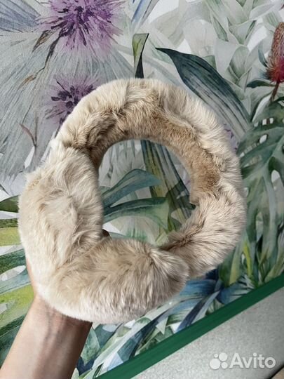 Меховые наушники