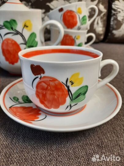 Сервиз чайный роспись