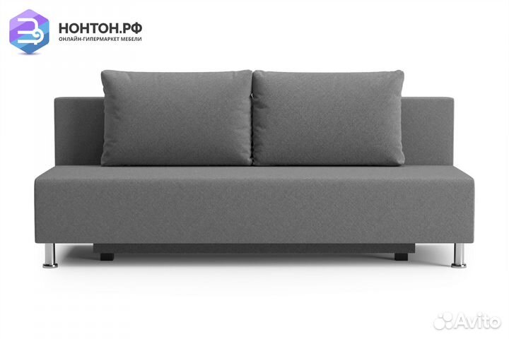 Диван еврокнижка Канна светло-серый