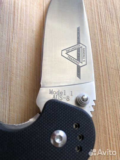 Складной нож Ontario Rat (Крыса) черный