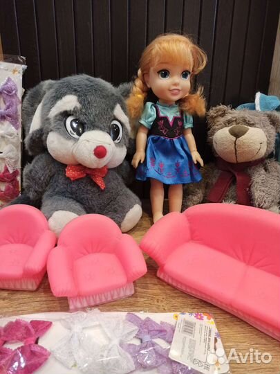 Анна принцесса Disney + игрушки, мебель, заколочки