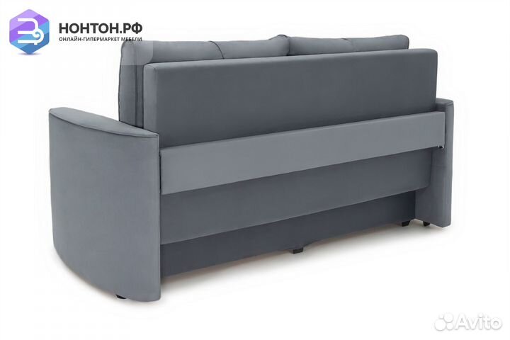 Диван еврокнижка Колибри темно-серый