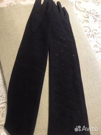 Перчатки женские длинные