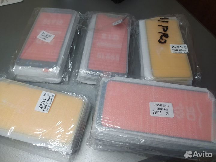 Защитные стекла iPhone / Android оптом (остатки)