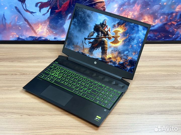 Игровой ноутбук HP Pavilion / GTX1660TI / i7 / SSD