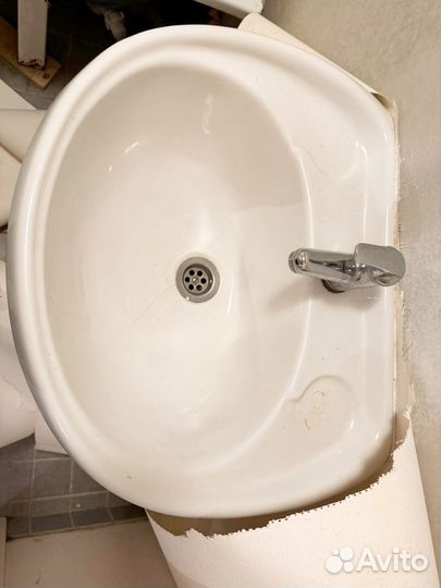 Раковина + смеситель, 2 штуки