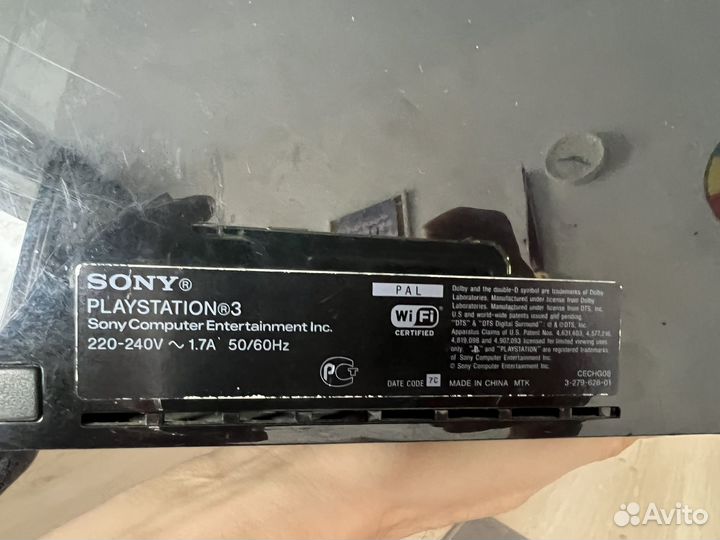 Sony PS3 на запчасти с геймпадами