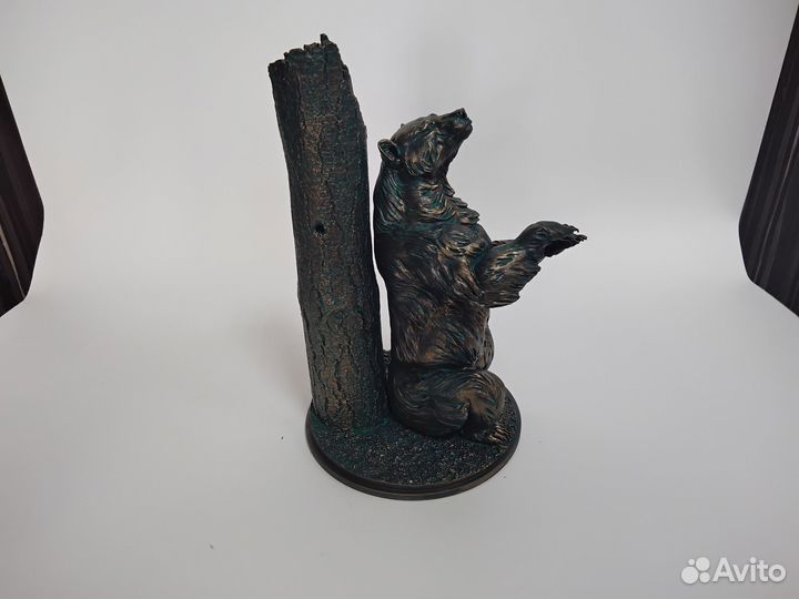 Статуэтка Статуя Медведь у дерева