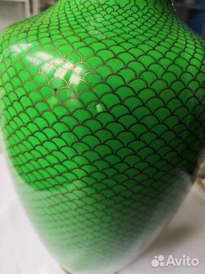 Ваза Клуазоне. Высокая