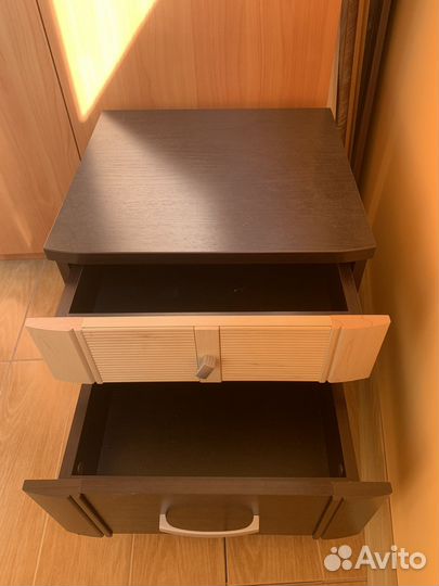 Тумба прикроватная венге