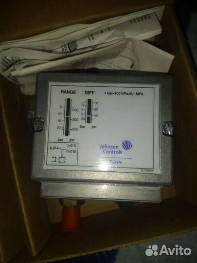 Реле давления johnson