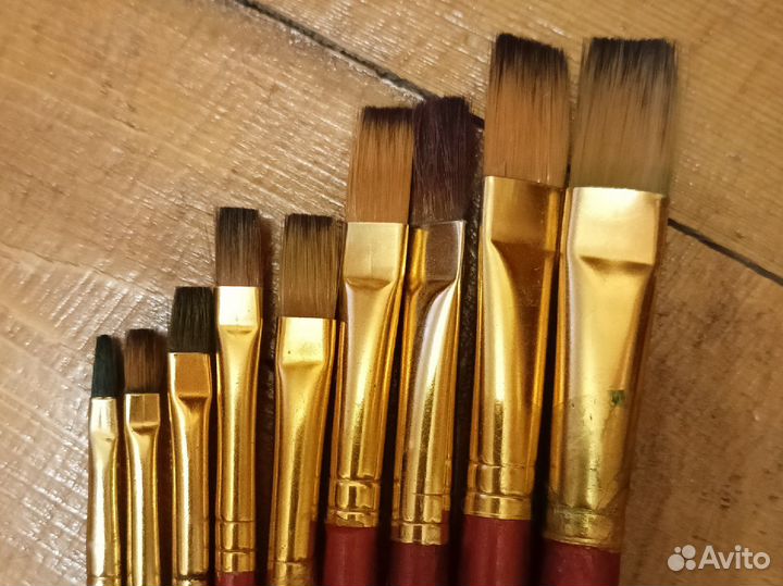 Кисти художественные плоские