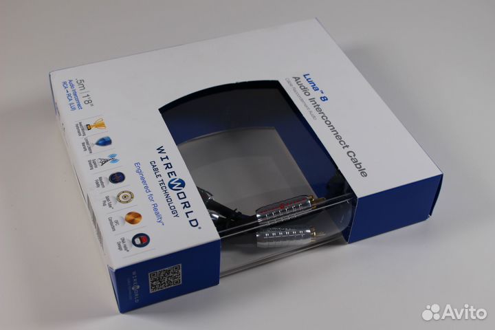 Кабель Межблочный Аудио WireWorld Luna 8 0.5 m