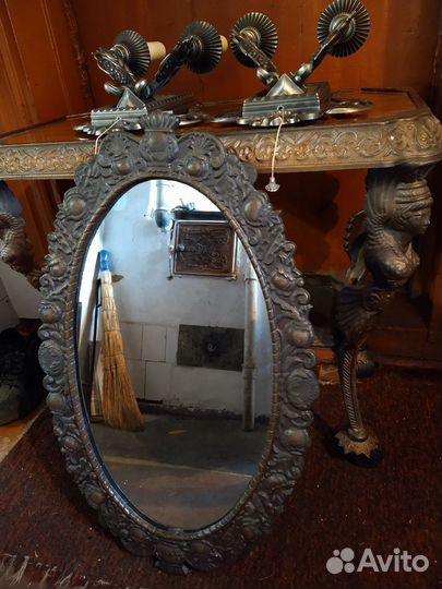 Зеркало в металлической раме СССР