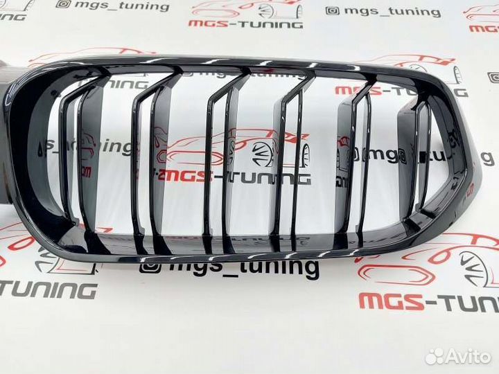 Решетка стиль M6 черный глянец BMW 6 GT G32 рест