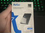 Внешний SSD диск Netac Z7S 480гб. новый