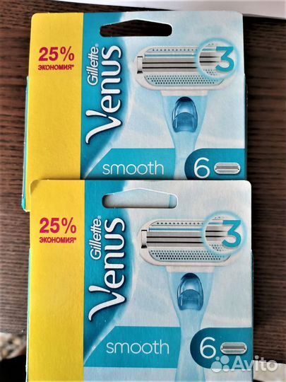 Сменные кассеты для бритья gillette venus 6 шт