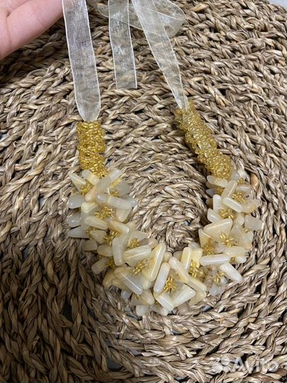 Ожерелье из камней ручной работы