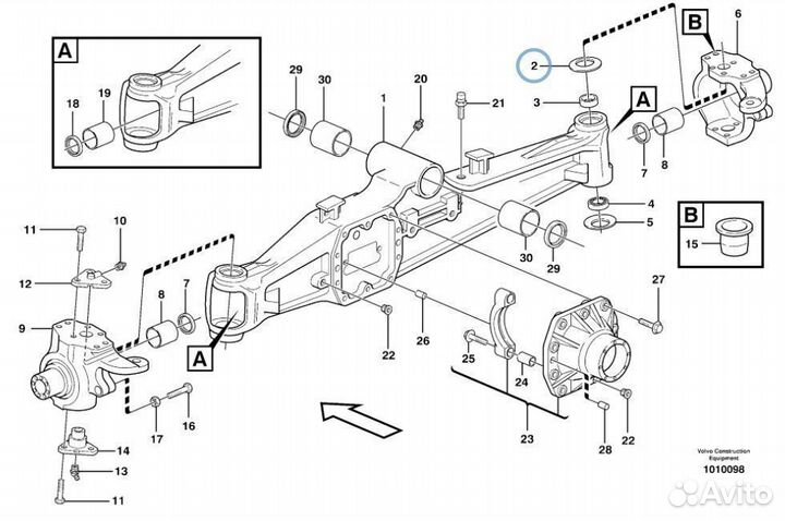 82850294 Шайба пружинная шкворня поворотного кулак