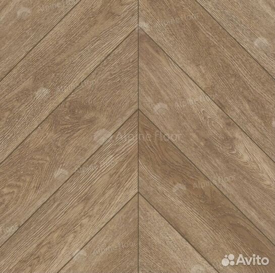 Alpine floor LVT Макадамия Chevron