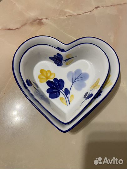 Тарелки сердце
