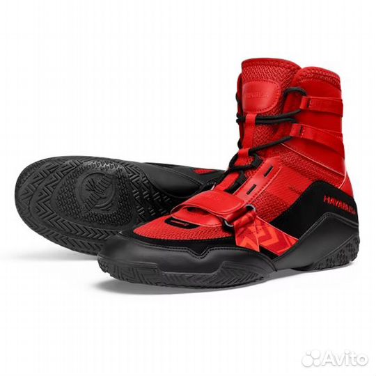 Боксерки Hayabusa Strike Boxing Shoes красные