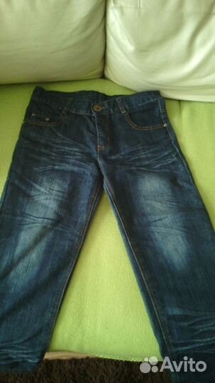 Джинсы, борцовки