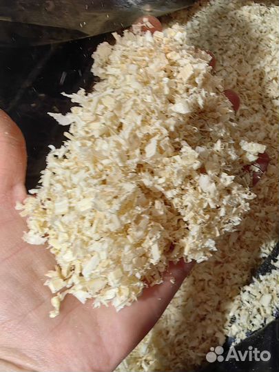 Стружка в мешках