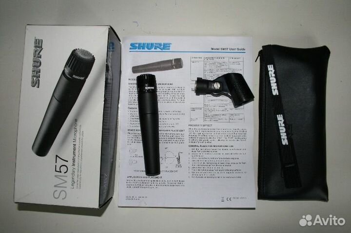 Микрофон инструментальный Shure SM57-LCE