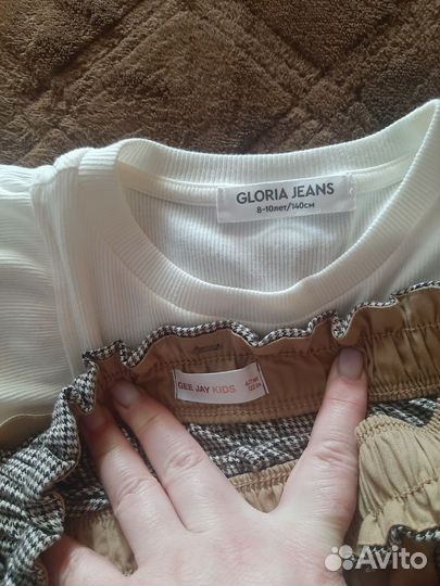 Юбка и майка р 122