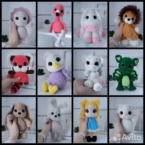 Игрушки ручной работы/вязаные игрушки/подарки